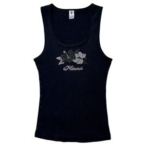 Y2K Hawaii Ribbed Tank Top